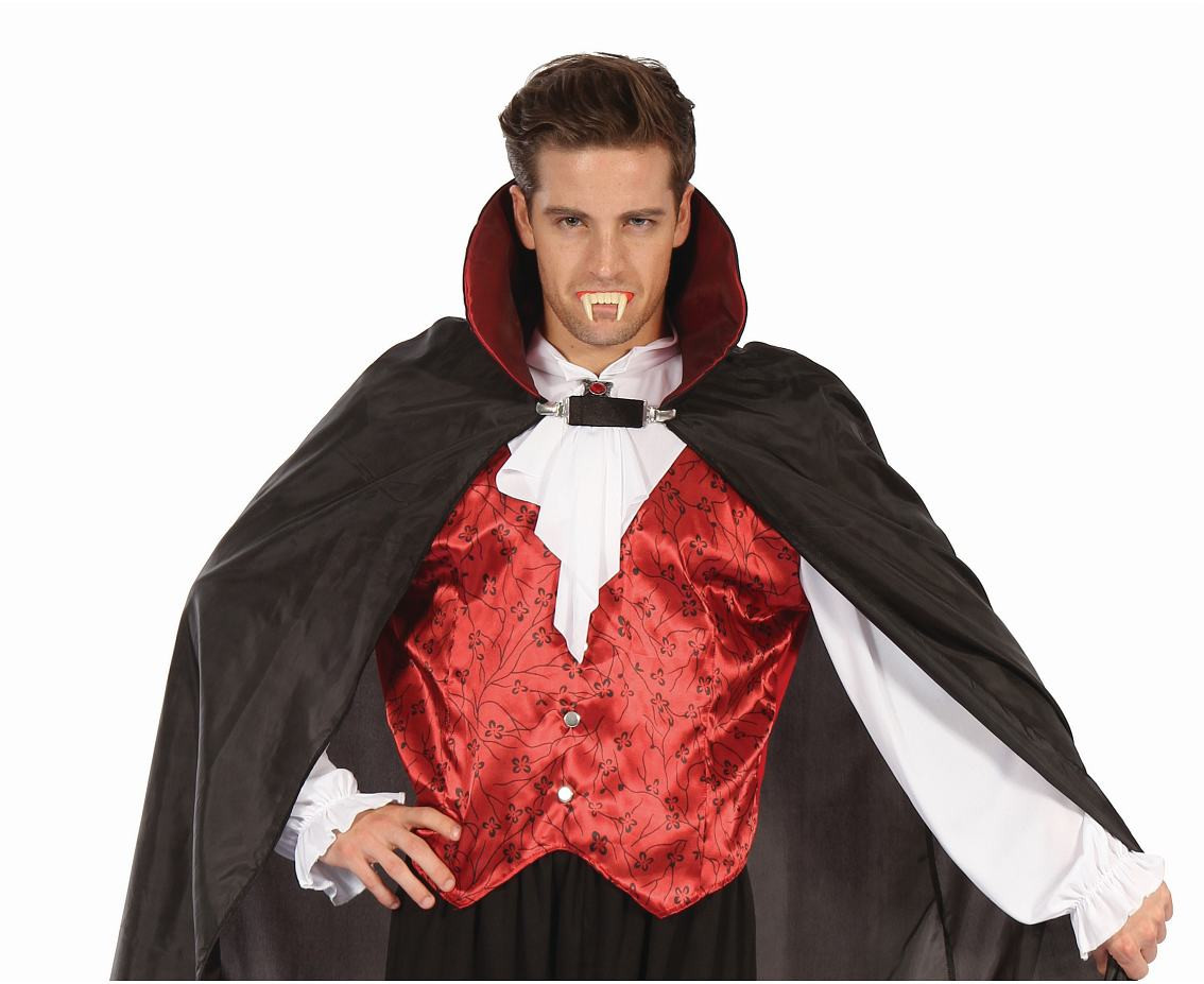 Role play-set for adult Gothic Vampire (cape, shirt, pants), size 52
